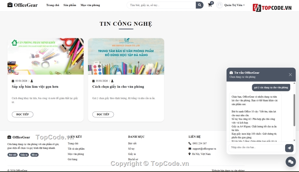 web văn phòng,web bán văn phòng,web bán dụng cụ